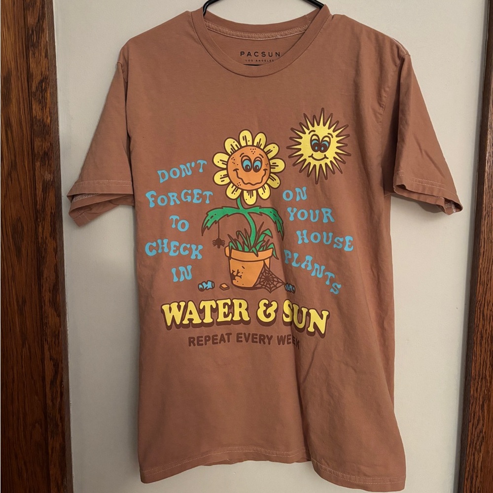 Pacsun House Plants Water & Sun T-shirt Tee Shirt Medium